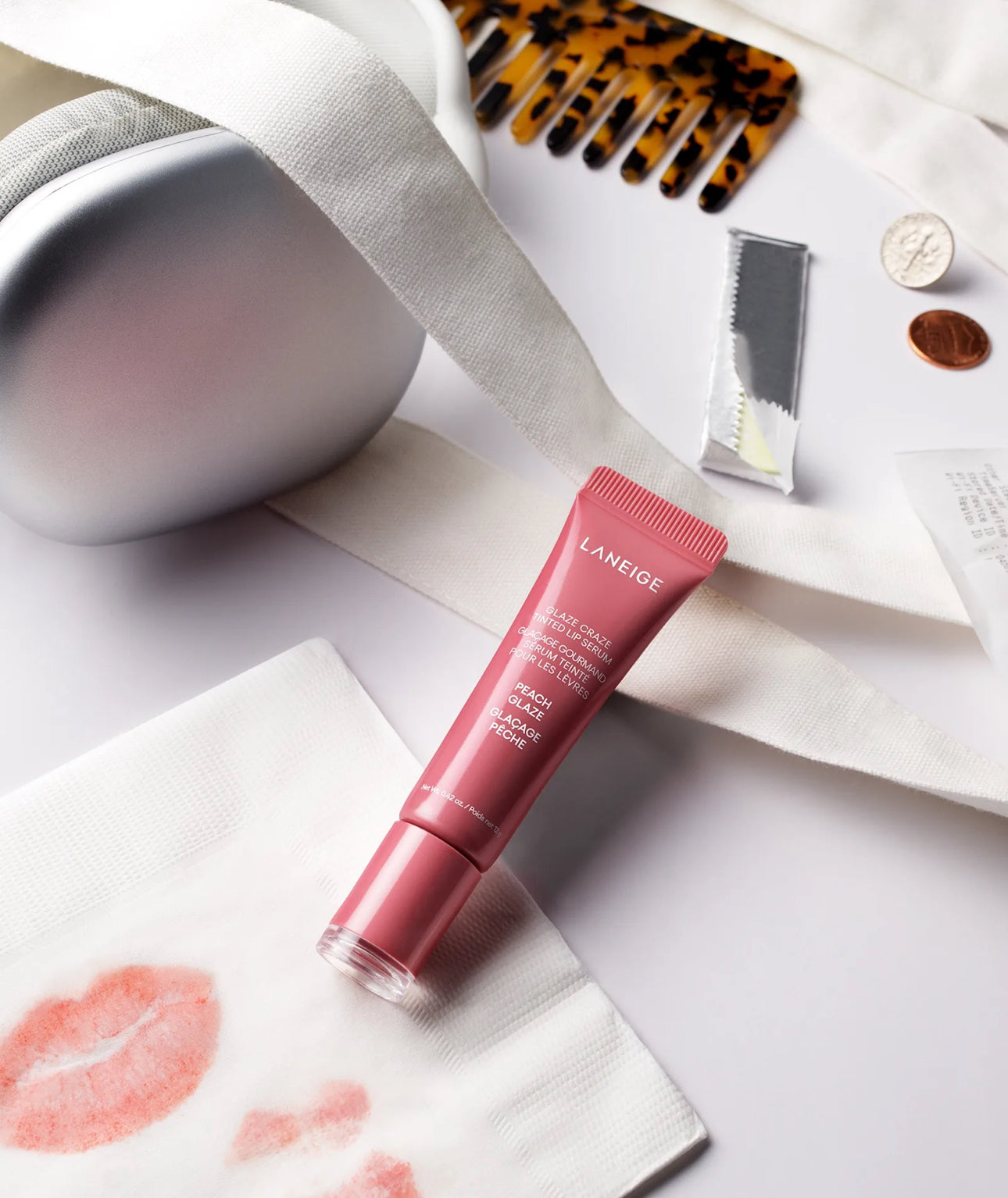 LANEIGE Sérum teinté Glaze Craze Lip Serum Pêche