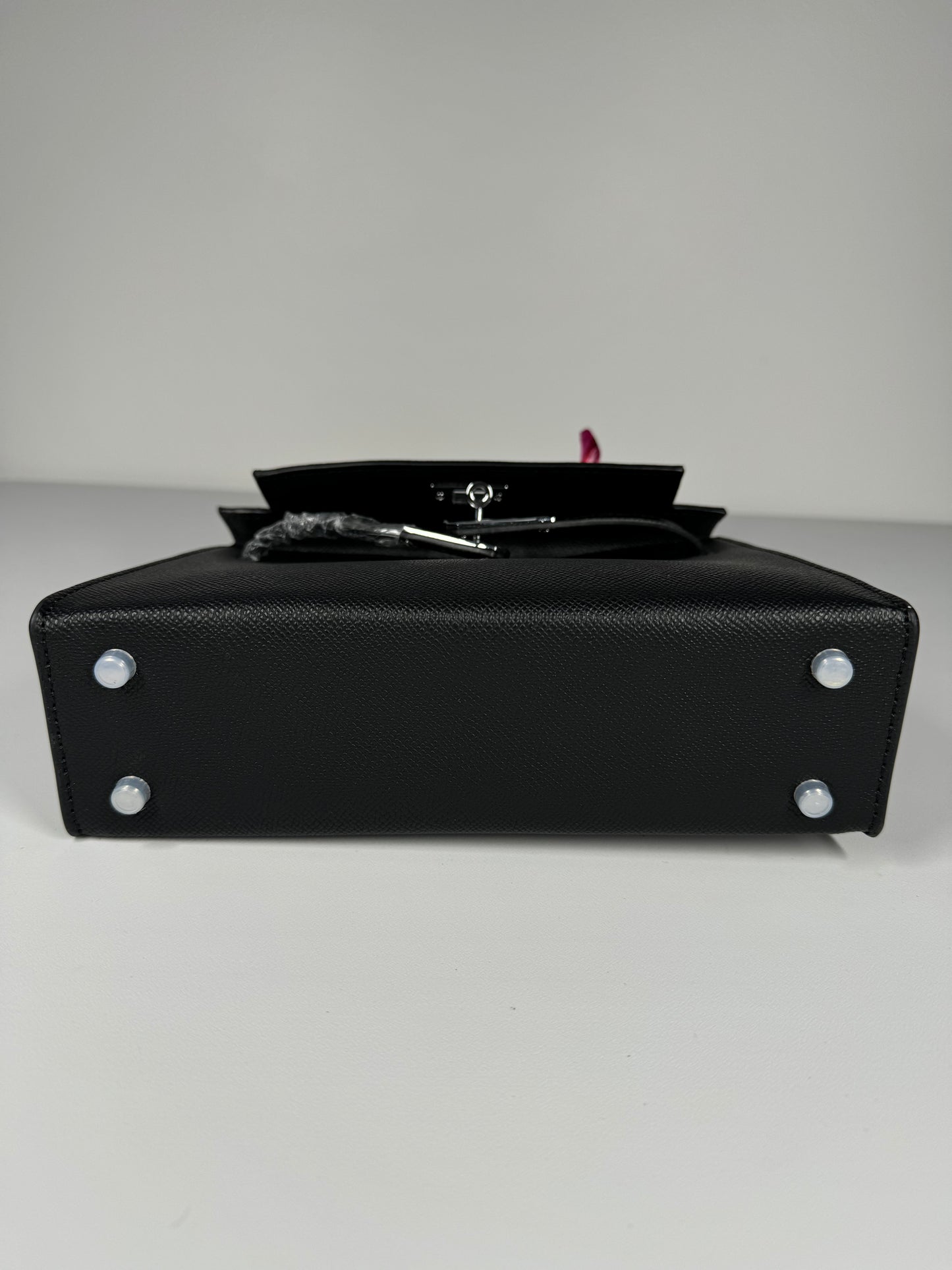 Sac à main "style" Kelly 22cm Noir