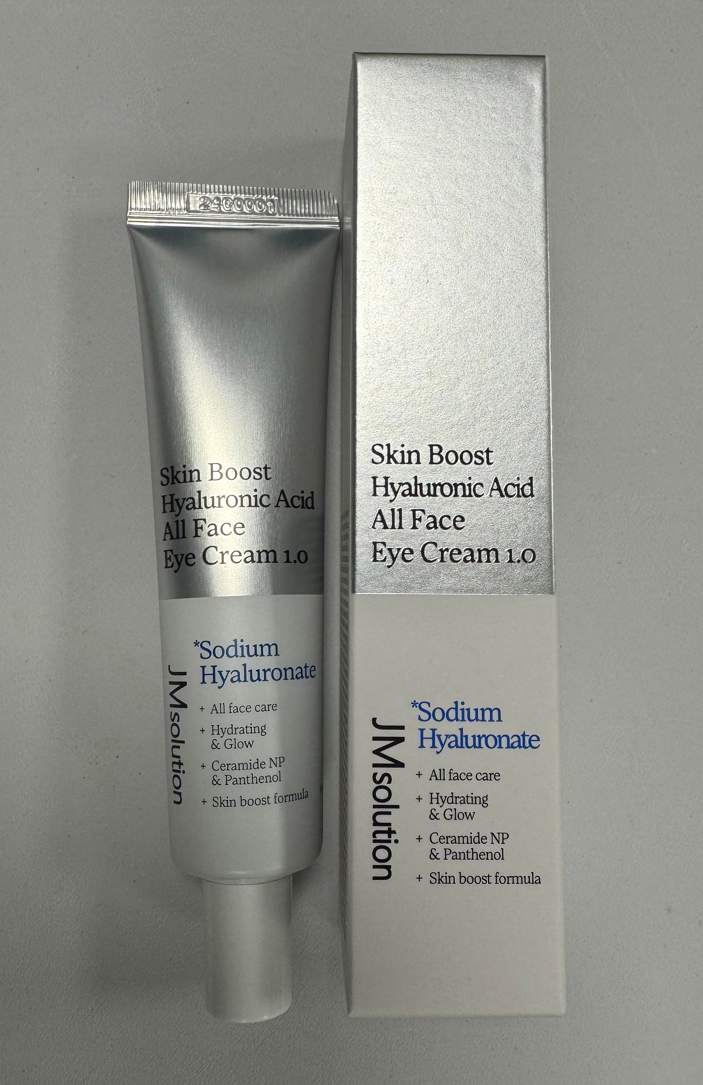 JM SOLUTION SKIN BOOST ACIDE HYALURONIQUE CRÈME POUR LES YEUX POUR LE VISAGE 1.0