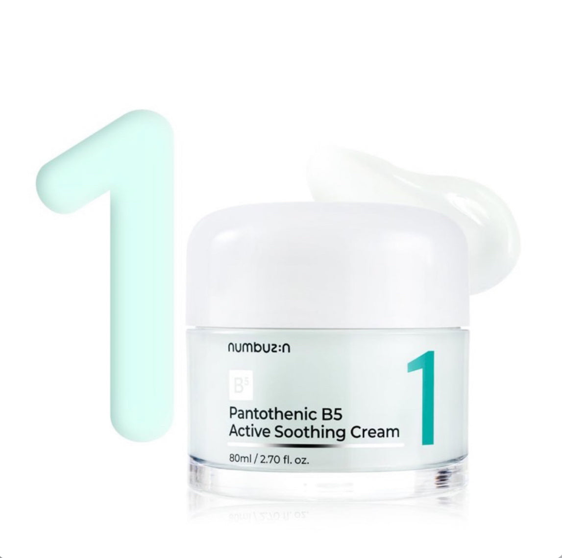 Numbuzin NO.1 PANTOTHENIC B5 ACTIVE SOOTHING CREAM 80ML