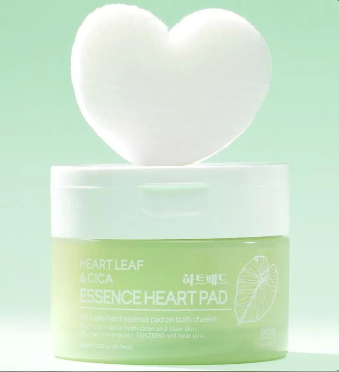 TENZERO HEART LEAF&CICA PAD - 50pads