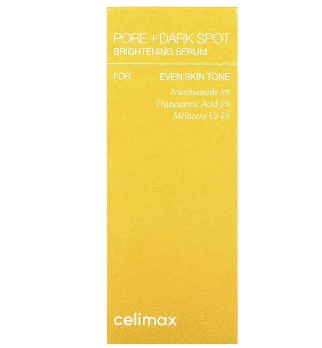 CELIMAX Sérum éclaircissant pour les pores et les taches brunes Pore + Dark Spot Brightening Serum