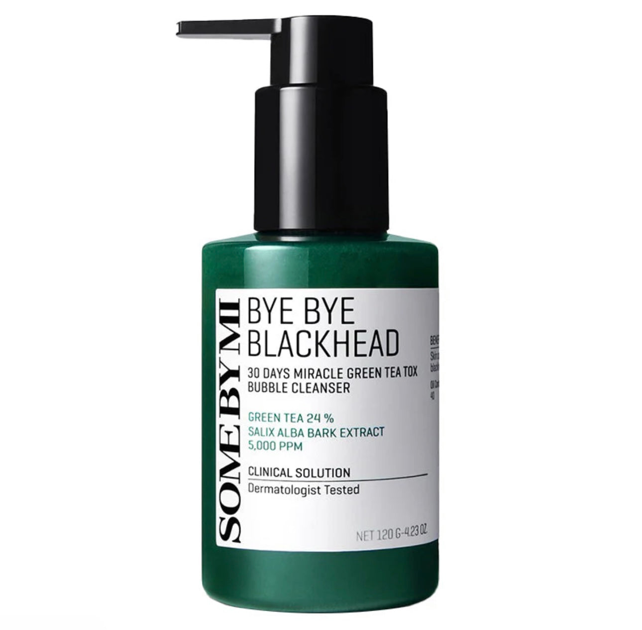 SOME BY MI Bye Bye Blackhead 30 Days Miracle Green Tea Tox Bubble Cleanser Foam
