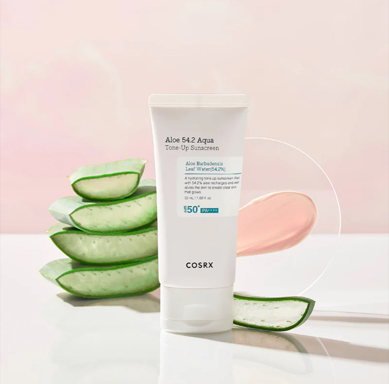 COSRX Aloe 54.2 Aqua Tone-Up Sunscreen Spf 50+ Pa++++ 50Ml