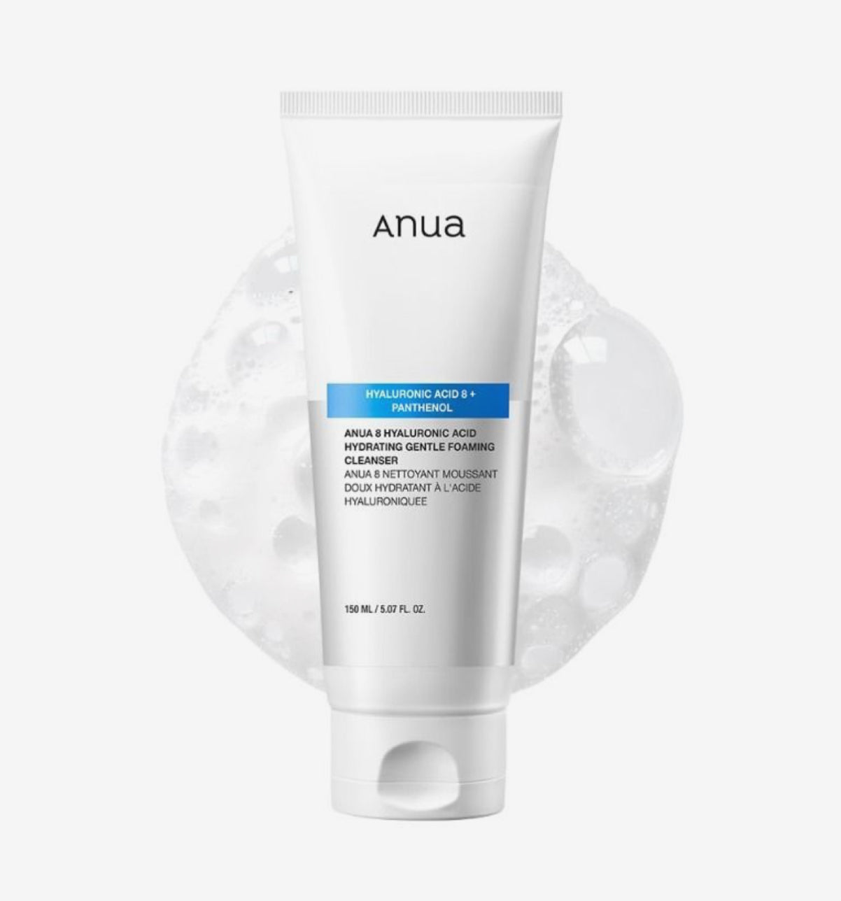 ANUA 8 Hyaluronic Acid Hydrating Gentle Foaming Cleanser/ Nettoyant 150ML