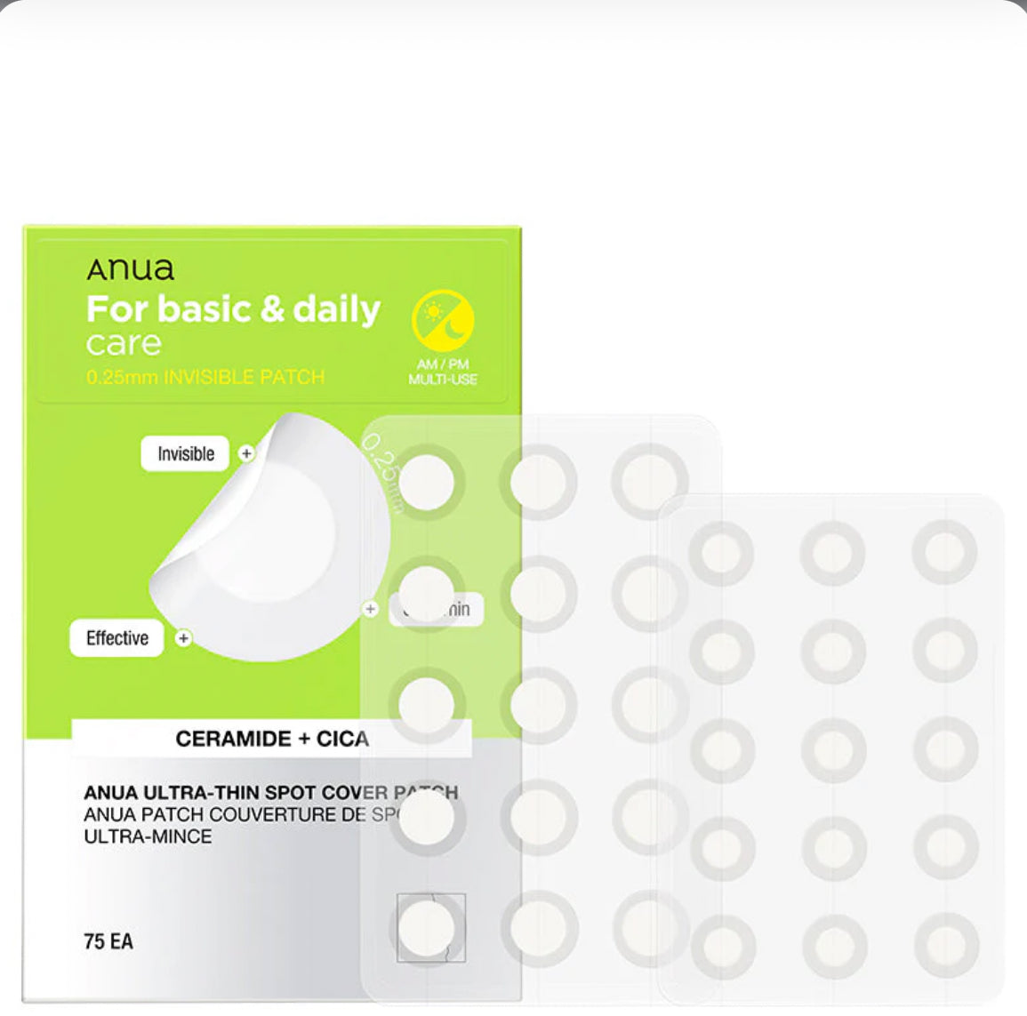 ANUA Ultra Thin Spot Cover Patch / masque / 75 pieces
