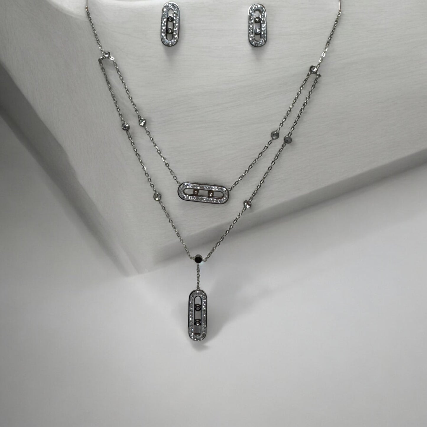 MÉSSILA DOUBLE ( Parure Boucle + Collier )