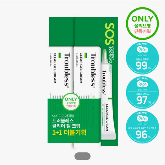 Troubleless Clear Gel Cream 15ML / Crème 15ML