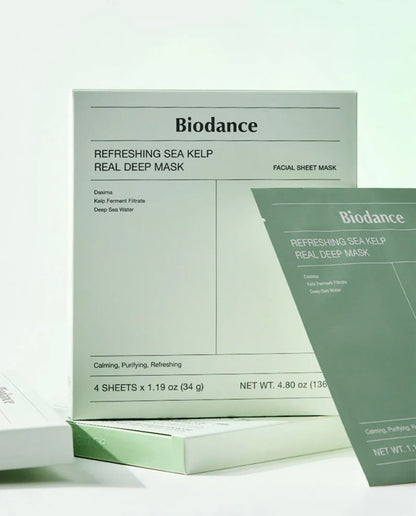 Biodance - Masque profond rafraîchissant aux algues marines