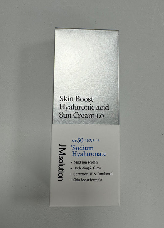 JMSOLUTION Crème solaire à l'acide hyaluronique Skin Boost 1.0 SPF50+ PA++++ 30ml