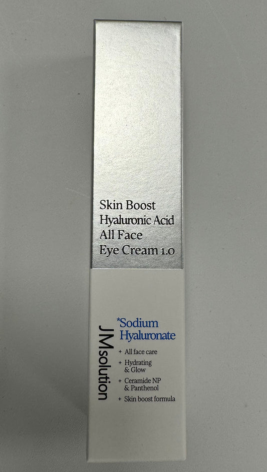 JM SOLUTION SKIN BOOST ACIDE HYALURONIQUE CRÈME POUR LES YEUX POUR LE VISAGE 1.0