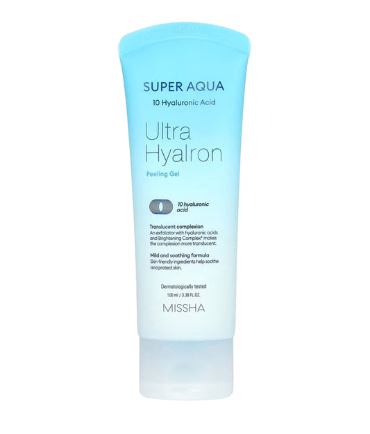 MISSHA GEL PEELING SUPER AQUA ULTRA HYALRON Exfoliant 100ml