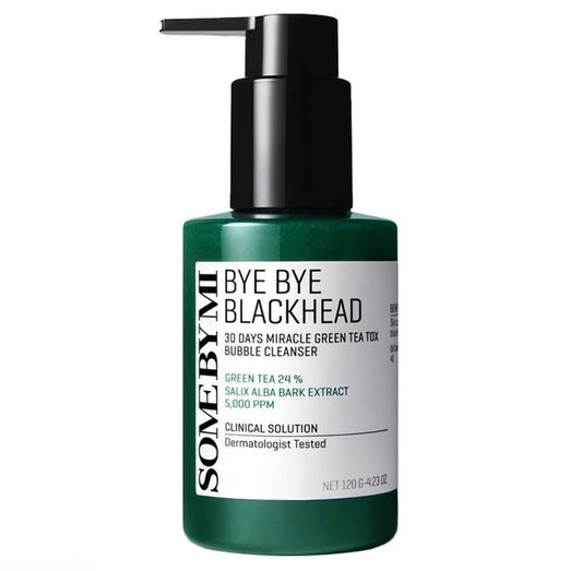 SOME BY MI Bye Bye Blackhead 30 Days Miracle Green Tea Tox Bubble Cleanser Foam