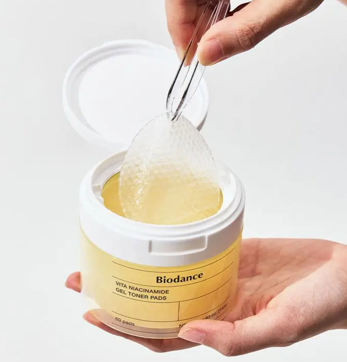 BIODANCE Vita Niacinamide Gel Toner Pads ( 60 Pads ) 140G