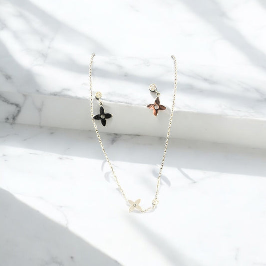 IRIS ( Parure Boucle + Collier )