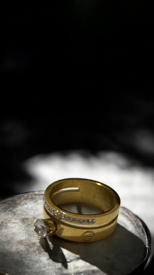 JADE ( Bague Or )