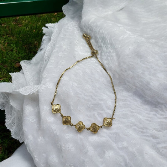 FLEUR ( Bracelet Or )